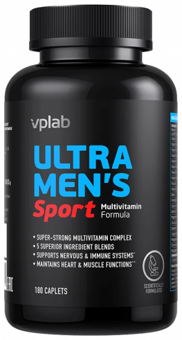VP Laboratory Ultra Men&rsquo;s Sport Multivitamin Formula, Ультра Менс Спорт Мультивитамин Формула, 180 капсул