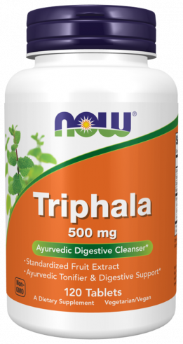 NOW Triphala 500 mg, 120 таблеток