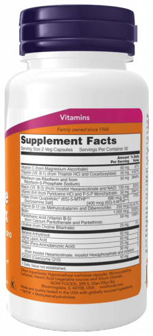 NOW Co-Enzyme B-Complex, 60 капсул