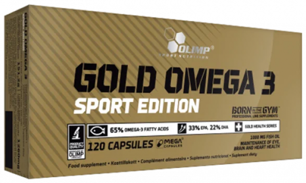 Olimp Sport Nutrition Gold Omega-3 Sport Edition, 120 капсул