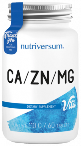Nutriversum Vita CA/ZN/MG, 60 таблеток