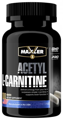 Maxler Acetyl L-Carnitine 500 мг, 100 капс