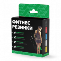 FitRule Набор Фитнес-резинок для ног, 5 шт