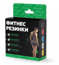 FitRule Набор Фитнес-резинок для ног, 5 шт